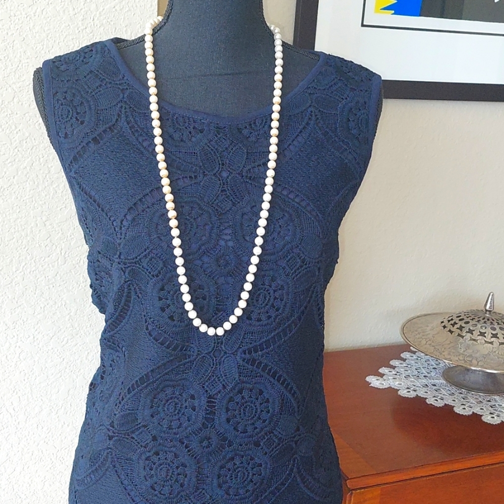 Lace lined top